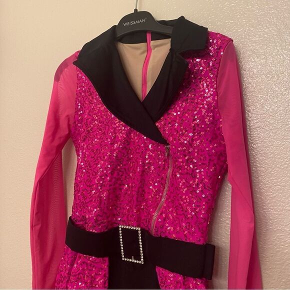 Weissman dance costume hot pink menswear Suit tux Aint We Got Fun 13796 SA adult - Picture 3 of 10